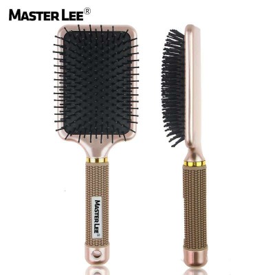 Masterlee Brand New ABS Rose Gold Scalp Massage Comb, Glue Needle Big Board Comb Smooth Comb