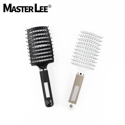 Masterlee Brand New Styling Vent Bristle Brush Hair, New Tangle Hair Brush Detangler Comb Professional Magic Straightening