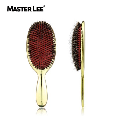 Masterlee 2020 Hot Sale Gold Color Boar Bristle Hair Brushes For Home