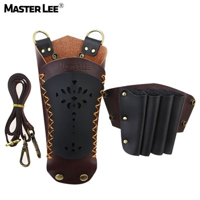 Masterlee Brand Leather Scissor Bag For Salon