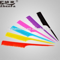 hair salon flattopper comb Good Plastic Material Tail comb