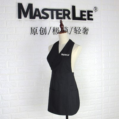 Masterlee Brand Cotton Soft Custom Logo On High Quality Cheap Price Hot Sell Direct Fashion Apron FOR SALON