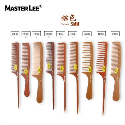 Masterlee Brand Salon Hairdressing Bakelite Unbreakable Comb For Barber Shop