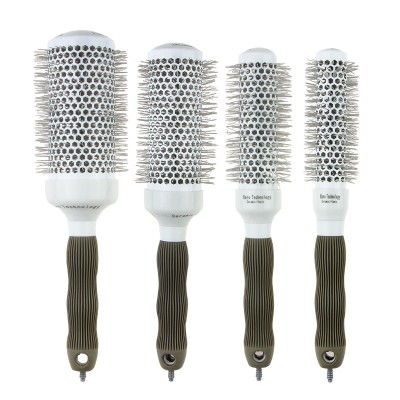 Masterlee Brand Four Sizes Hair Brush Ceramic Iron Round Comb